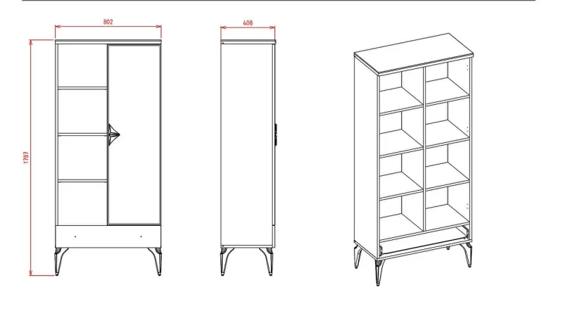 Leny Bookcase - Image 4