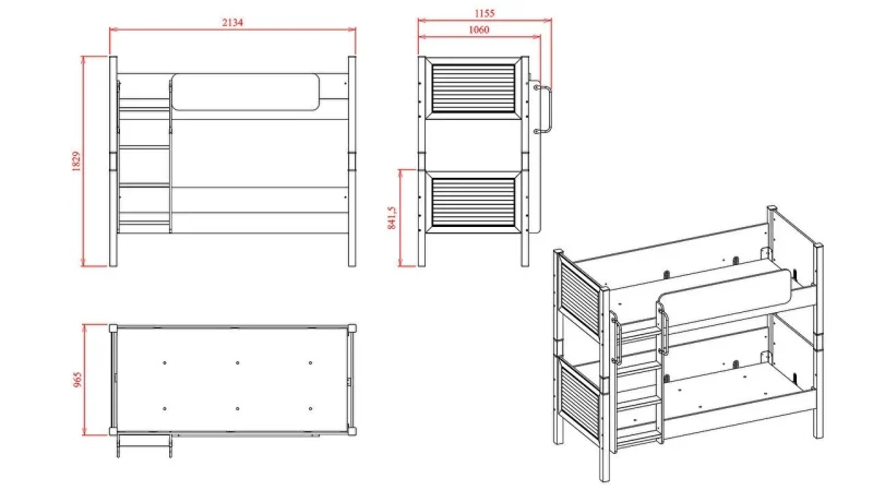 Vilza Bunk Bed - Image 5