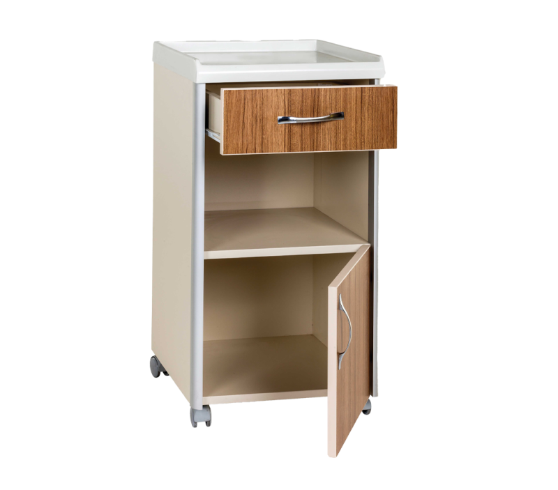 Bedside Cabinet With ABS Top - Image 2