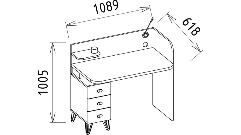 Menty Study Desk - Image 3